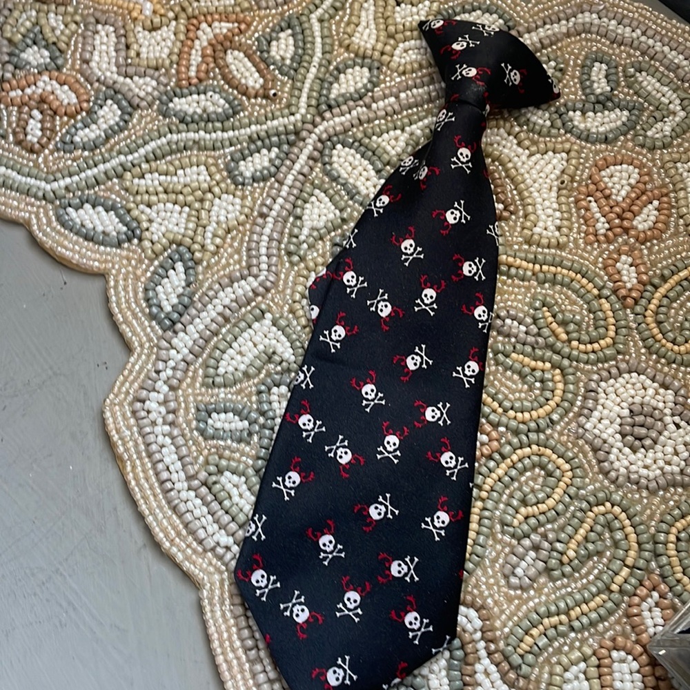 Clip on necktie.